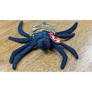 NWT Ty Beanie Baby 1997 Spinner Spider Soft Bean Bag Toy Pellets